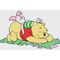 Winnie The Pooh and Piglet Take a Nap Counted Cross Stitch Pattern